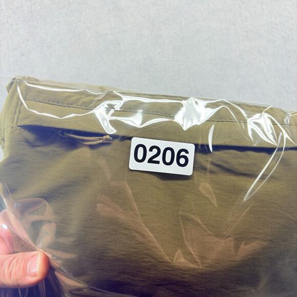 Brixton Patrol Anorak Jacket Men's Medium Olive Green 1/4 Zip Kangaroo Pocket - Picture 7 of 7